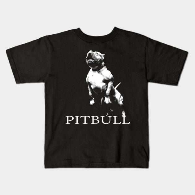 american pitbull Kids T-Shirt by hottehue